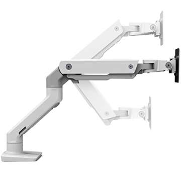 Ergotron – HX Premium Heavy Duty Monitor Arm, Single Monitor VESA Desk Mount – for Flat or Sligh...