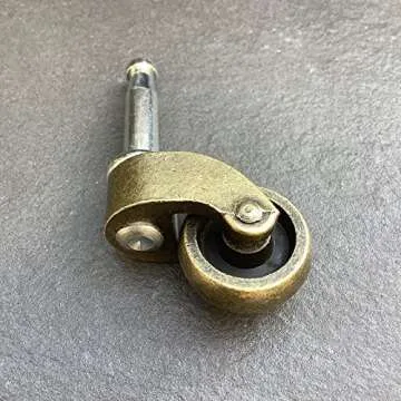 LUXUFUL 1" Swivel Stem Ball Caster Wheels for Furniture