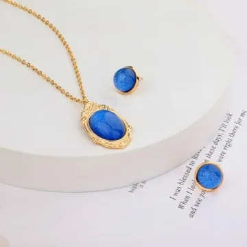 Princess Peach Costume Jewelry Set for Cosplay and Gifts