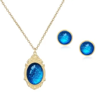 Princess Peach Costume Jewelry Set for Cosplay and Gifts