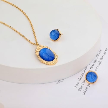 Princess Peach Costume Jewelry Set for Cosplay and Gifts