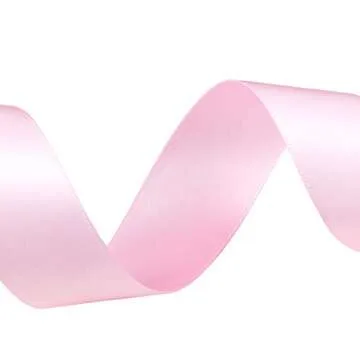 VATIN Pearl Pink Satin Ribbon - 1" x 25 Yards for All Occasions
