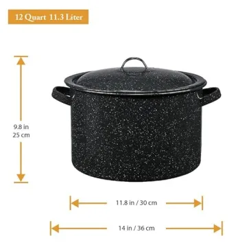 Granite Ware 12-Quart Canner for Easy Home Canning