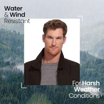 Weatherproof Men's Golf Jacket - Stylish & Functional Windbreaker