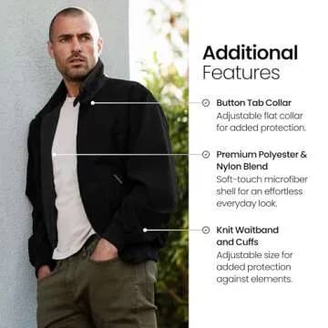 Weatherproof Men's Golf Jacket - Stylish & Functional Windbreaker