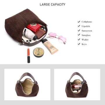 IKYWT Suede Shoulder Bag for Stylish Women