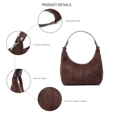 IKYWT Suede Shoulder Bag for Stylish Women