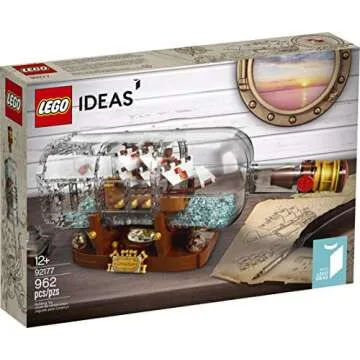 Unique LEGO Ship in a Bottle Expert Building Kit