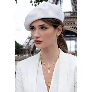 SOFYBJA Chunky Baroque Pearl Necklace for Women