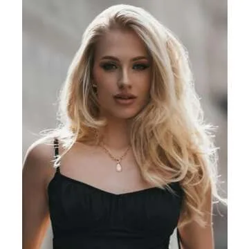 SOFYBJA Chunky Baroque Pearl Necklace for Women