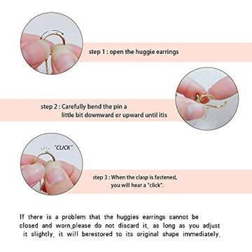 JIANGYUE Emerald Green Hoop Earrings For Women Gold Chain Earrings Tassel Huggie CZ Marquise Earrings Trendy Small Hypoallergenic Jewelry