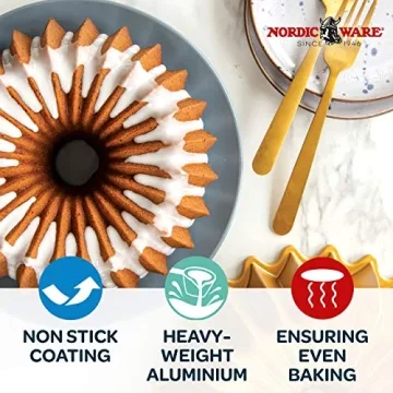 Nordic Ware Brilliance Bundt Pan Stunning Design & Quality
