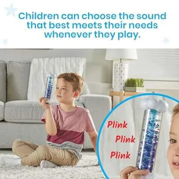 Sounds of Rain Sensory Tubes for Kids Educational Play