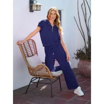 Comfortable Women's 2 Piece Sweatsuit Set - Soft & Chic