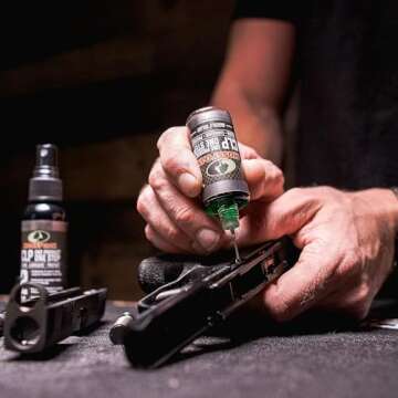 Mossy Oak Gun Oil - CLP Gun Lubricant - Premium Firearm Maintenance - Rust Preventative - 2 oz. Fine Mist Pump Sprayer & 1 oz. Needle Oiler