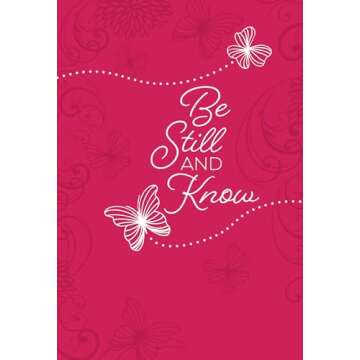 Be Still and Know: 365 Daily Devotions (Imitation/Faux Leather) – Motivational Devotionals for People of All Ages, Perfect Gift for Friends, Family, Birthdays, Holidays, and More