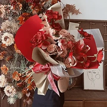 High-Quality Waterproof Bouquet Wrapping Paper - Khaki Roll 8 Yards