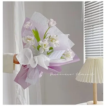 High-Quality Waterproof Bouquet Wrapping Paper - Khaki Roll 8 Yards