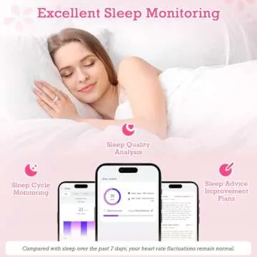 Smart Ring Health Tracker - Stylish Fitness Monitor