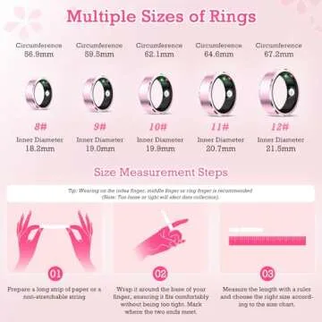 Smart Ring Health Tracker - Stylish Fitness Monitor