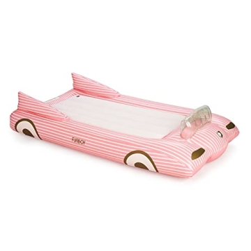 FUNBOY Kids Pink Inflatable Travel Bed & Mattress. Perfect for Sleepovers. Includes Carrying Case St...
