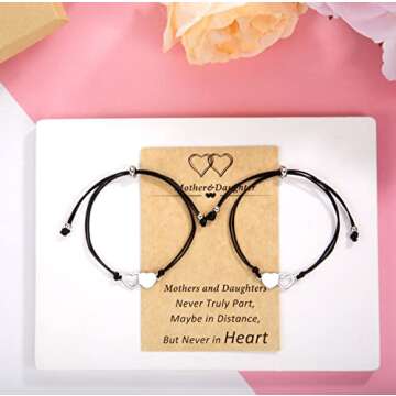 Mother Daughter Bracelets Set for Heartfelt Gifts
