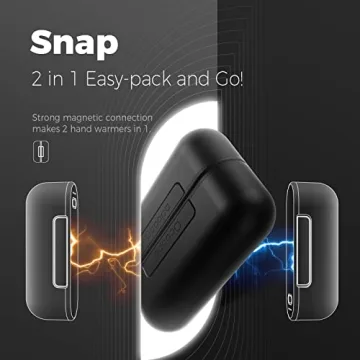 OCOOPA Magnetic Rechargeable Hand Warmers 2 Pack with USB-C