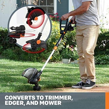 WORX GT Revolution 20V 12" 3-in-1 Trimmer Edger Mini-Mower