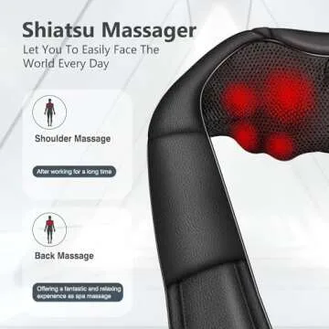 iKristin Neck Massager - Heated Shiatsu Pain Relief