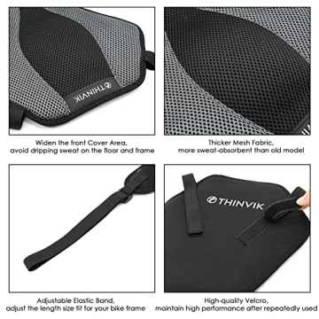 Thinvik Bike Sweat Guard for Indoor Cycling Protection