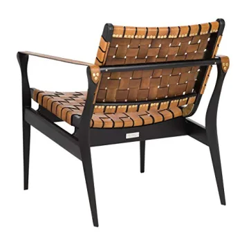 Stylish Safavieh Couture Dilan Leather Safari Chair