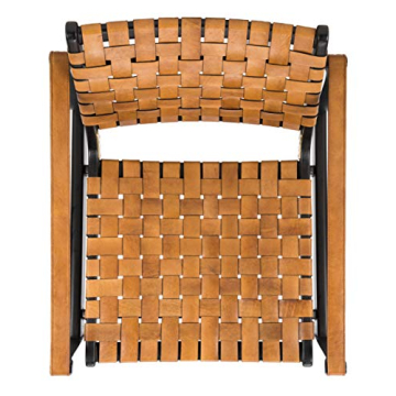 Stylish Safavieh Couture Dilan Leather Safari Chair