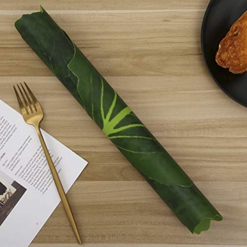 Sogaml 4 PCS Cabbage Leaf Placemats - Unique and Eco-Friendly