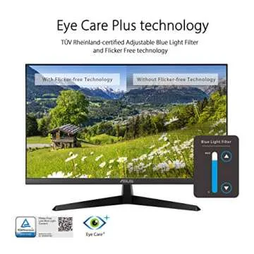 ASUS VY279HE 27 Inch Full HD Eye Care Monitor