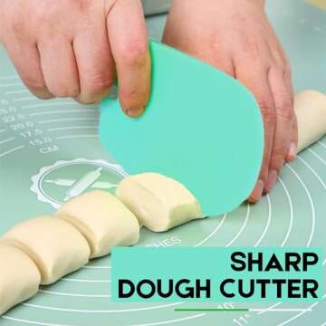 SURDOCA Cake Scraper Set - Perfect for Professional Baking