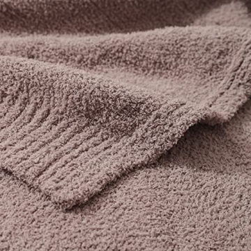 bearberry Super Soft Fluffy Throw Blanket Lightweight Cozy Warm Throw Blankets for Couch Bed Sofa All Season (Khaki, 40”x50”)