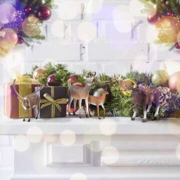 Terra by Battat – Wild Animal Figurines – 6 North American Animals – Bears, Wolf, Moose & More...