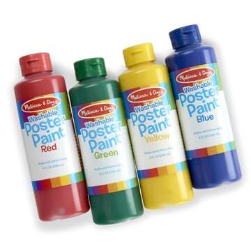 Melissa & Doug Washable Paint Set for Ages 3-8