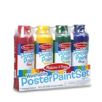 Melissa & Doug Washable Paint Set for Ages 3-8