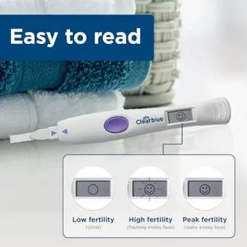 Clearblue Advanced Digital Ovulation Test, Home LH Ovulation Test Kit, 20 Ct