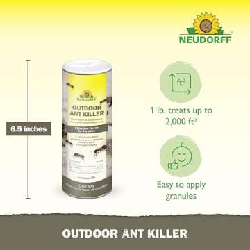 Neudorff Ant Killer 1 lb - Safe for Gardens, Effective for Homes