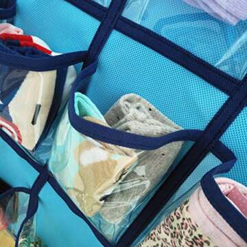 NIMES 36 Pocket Hanging Organizer for Jewelry and More