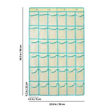 NIMES 36 Pocket Hanging Organizer for Jewelry and More