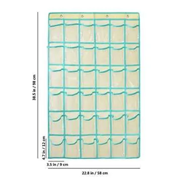 NIMES 36 Pocket Hanging Organizer for Jewelry and More