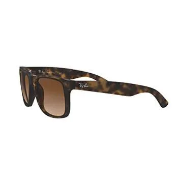 Ray-Ban RB4165 Justin Rectangular Sunglasses - Unisex Design