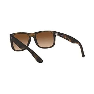 Ray-Ban RB4165 Justin Rectangular Sunglasses - Unisex Design