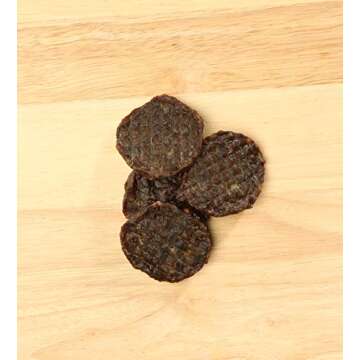 Happy Howie's Beef Mini Doggy Burgers - Natural Healthy Dog Treats, Made with Real Beef, Chewy, Horm...