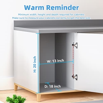 G-TING 2-Tier Sliding Organizer for Kitchen Storage under Sink