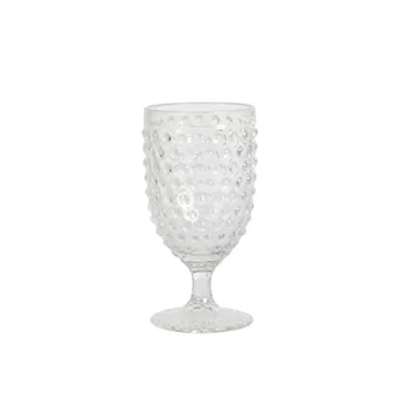 Martha Stewart Chauncey 14.2 oz Hobnail Glass Tumblers