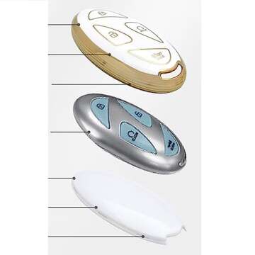 Stylish WENHENI Key Fob Cover for Hyundai Models 2023 2024